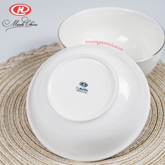 Bát Tô Loe Sứ Minh Châu Cao Cấp TL07 Trắng Trơn