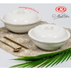 Liễn Đựng Cơm, Âu Cơm Sứ Minh Châu Cao Cấp An Toàn Cho Sức Khỏe Gia Đình
