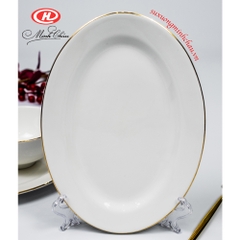 Đĩa Xoài Bầu Dục Sứ Minh Châu Cao Cấp ( Nhiều Phân Loại)