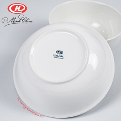 Bát Tô Loe Sứ Minh Châu Cao Cấp TL07 Trắng Trơn
