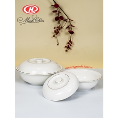 Liễn Đựng Cơm, Âu Cơm Sứ Minh Châu Cao Cấp An Toàn Cho Sức Khỏe Gia Đình
