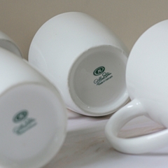 Cốc Nước Sứ Trắng Trơn Minh Châu Cao Cấp