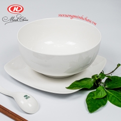 Bát Tô Trắng Trơn Sứ Minh Châu Cao Cấp Kiểu Hàn Quốc [ Nhiều Size]