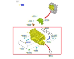 Cụm cổ hút Ford Focus 2015 -2019  DS7Z9424P-DS7Z9424N-DS7G9424HA-DS7G9424GA
