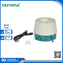 Bếp Đun Bình Cầu Có Khuấy Từ Faithful 98-II-B | 3 Lít