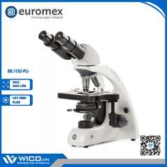 Kính hiển vi sinh học 2 mắt Euromex BB.1152-Pli | Độ phóng đại 1000X