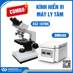 Combo Kính Hiển Vi XSZ-107BN Và Máy Ly Tâm DM0408 | Chưa Tới 10 Triệu