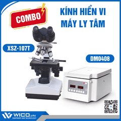 Combo Kính Hiển Vi 2 Mắt XSZ-107T Và Máy Ly Tâm DM0408 | Chưa Tới 10 Triệu