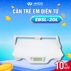 Cân Trẻ Em Điện Tử Kèm Thước Đo EBSL-20L | Tối Đa 20kg