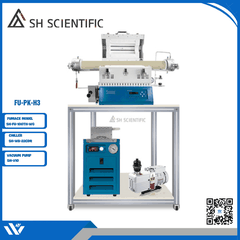 Lò Nung Ống + Gas Flow 300mm 1500 Độ SH Scientific Hàn Quốc SH-FU-100TH-WG
