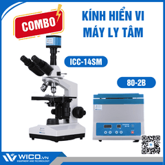 Combo Kính Hiển Vi Sinh Học ICC-14SM Và Máy Ly Tâm 80-2B | Hơn 12 Triệu