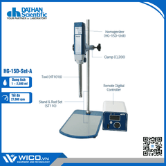 Máy Đồng Hoá Mẫu Daihan Hàn Quốc HG-15D-Set-A | Màn Hình LCD