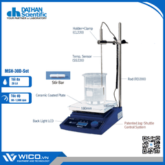 Máy Khuấy Từ Gia Nhiệt Hiện Số 380 Độ C Daihan Hàn Quốc MSH-30D-Set
