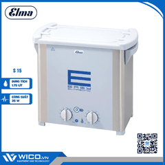 Bể Rửa Siêu Âm Elma Không Gia Nhiệt S 15 | 1.75 Lít