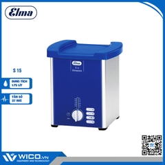 Bể Rửa Siêu Âm Elma Không Gia Nhiệt S 15 | 1.75 Lít