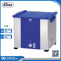 Bể Rửa Siêu Âm Elma Không Gia Nhiệt S 150 | 14 Lít