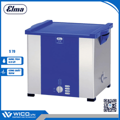 Bể Rửa Siêu Âm Elma Không Gia Nhiệt S 70 | 6.9 Lít