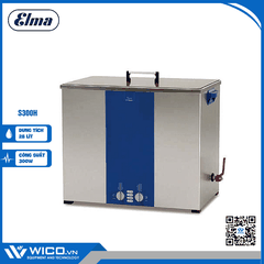 Bể rửa siêu âm có gia nhiệt Elma - Đức S300H | 28 Lít