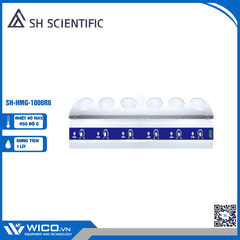 Bếp Đun Bình Cầu 6 Vị Trí SH Scientific Hàn Quốc SH-HMG-1000R6