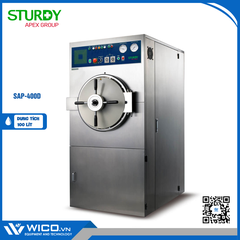 Nồi Hấp Tiệt Trùng Buồng Tròn Sturdy SAP-400D | 100 Lít