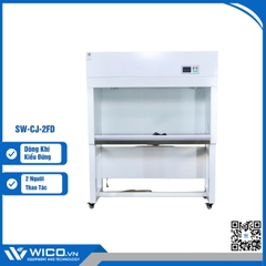 Tủ Cấy Vi Sinh Thổi Đứng 2 Người Thao Tác SW-CJ-2FD | Chân Đế Rời
