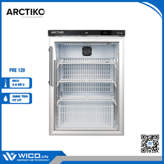 Tủ Bảo Quản Vacxin - Dược 2-8 Độ Arctiko Đan Mạch PRE 120 | 117 Lít - Cửa Kính