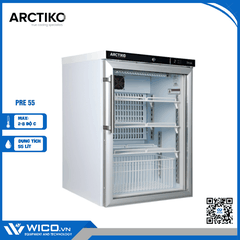 Tủ Bảo Quản Vacxin - Dược 2-8 Độ Arctiko Đan Mạch PRE 55 | 55 Lít - Cửa Kính