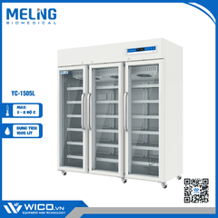 Tủ Bảo Quản Vacxin-Dược Phẩm 2-8 độ C Meling YC-1505L | 1505 Lít