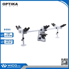 Kính Hiển Vi Sinh Học 3 Mắt Optika B-510-5 | 5 Vị Trí