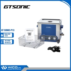 Bể Rửa Siêu Âm Có Gia Nhiệt Gtsonic GT SONIC-P13 | 13 Lít