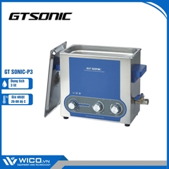 Bể Rửa Siêu Âm Có Gia Nhiệt Gtsonic GT SONIC-P3 | 3 Lít