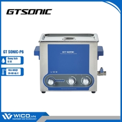 Bể Rửa Siêu Âm Có Gia Nhiệt Gtsonic GT SONIC-P6 | 6 Lít
