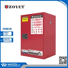 Tủ An Toàn Chống Cháy 1 Cửa Zoyet ZYC0012R | 45 Lít (12 Gal)