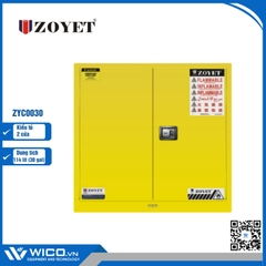 Tủ An Toàn Chống Cháy 2 Cửa Zoyet ZYC0030 | 114 Lít (30 Gal)