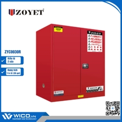 Tủ An Toàn Chống Cháy 2 Cửa Zoyet ZYC0030R | 114 Lít (30 Gal)