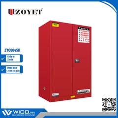 Tủ An Toàn Chống Cháy 2 Cửa Zoyet ZYC0045R | 170 Lít (45 Gal)