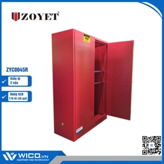 Tủ An Toàn Chống Cháy 2 Cửa Zoyet ZYC0045R | 170 Lít (45 Gal)