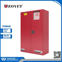 Tủ An Toàn Chống Cháy 2 Cửa Zoyet ZYC0045R | 170 Lít (45 Gal)
