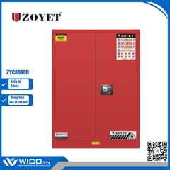 Tủ An Toàn Chống Cháy 2 Cửa Zoyet ZYC0090R | 340 Lít (90 Gal)