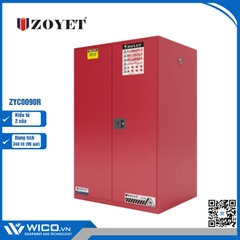 Tủ An Toàn Chống Cháy 2 Cửa Zoyet ZYC0090R | 340 Lít (90 Gal)