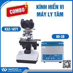 Combo Kính Hiển Vi Sinh Học XSZ-107T Và Máy Ly Tâm 80-2B | Chưa Tới 7 Triệu