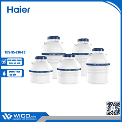 Bình Đựng Nitơ Lỏng Haier 95 Lít YDS-95-216-FZ | Có giám sát nhiệt độ