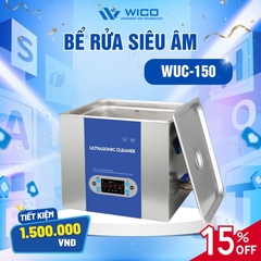 Bể Rửa Siêu Âm 15 Lít Jiayuanda WUC-150 ⭐ Màn Hình LCD