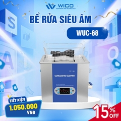 Bể Rửa Siêu Âm 6.8 Lít Jiayuanda WUC-68 ⭐ Màn Hình LCD