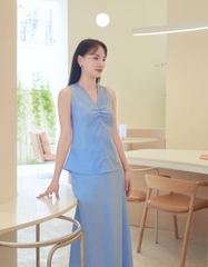 SET ÁO SÁT NÁCH - CHÂN VÁY DÁNG DÀI