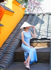 LAHER - Đầm suông xanh cốm