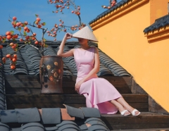 LAHER - Đầm suông xanh cốm