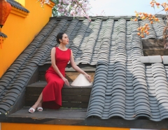 LAHER - Đầm suông xanh cốm