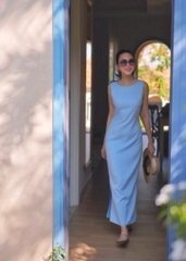 LAHER - Đầm suông xanh cốm