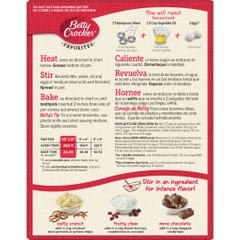 Bột Bánh Fudge Brownie Pha Sẵn Betty Crocker Fudge Brownie Mix Dutch Cocoa, Hộp 519g